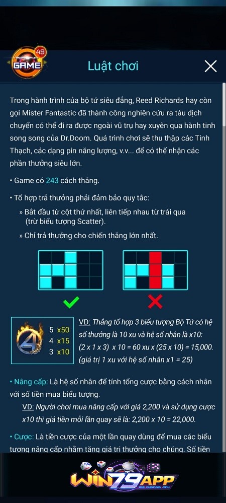 cách tính thưởng game nổ hũ fantastic