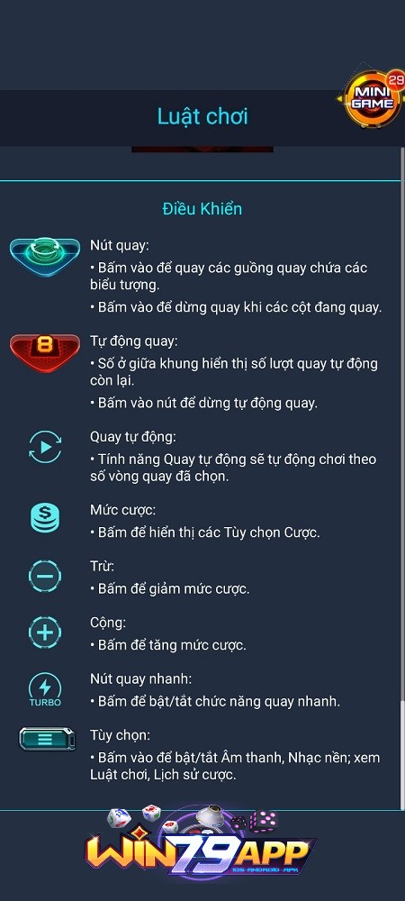 trung tâm điều khiển game nổ hũ, chức năng trong game nỏ hũ