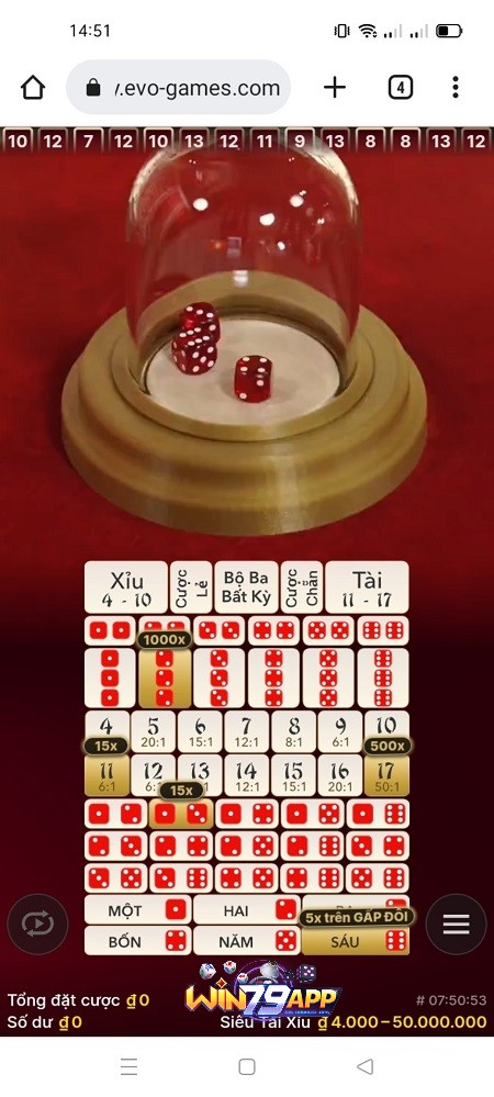 sicbo trực tuyến, sicbo casino