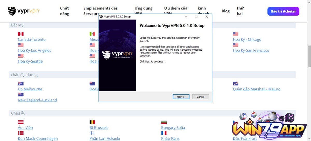 cài đặt vyprVPN